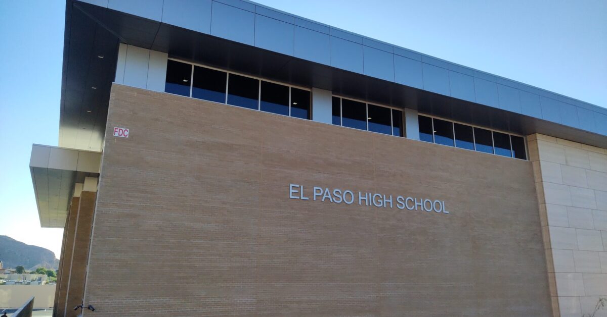 El Paso High School -  Fine Arts Building